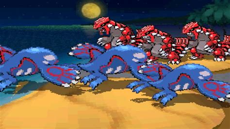 GROUDON VS KYOGRE YouTube