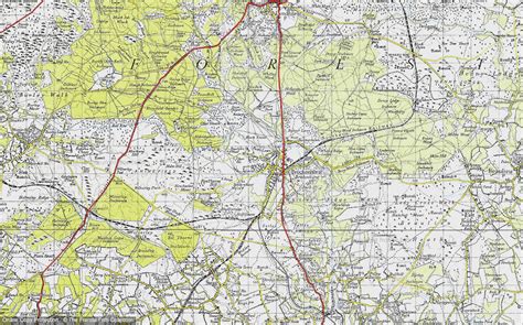 maps brockenhurst hampshire francis frith