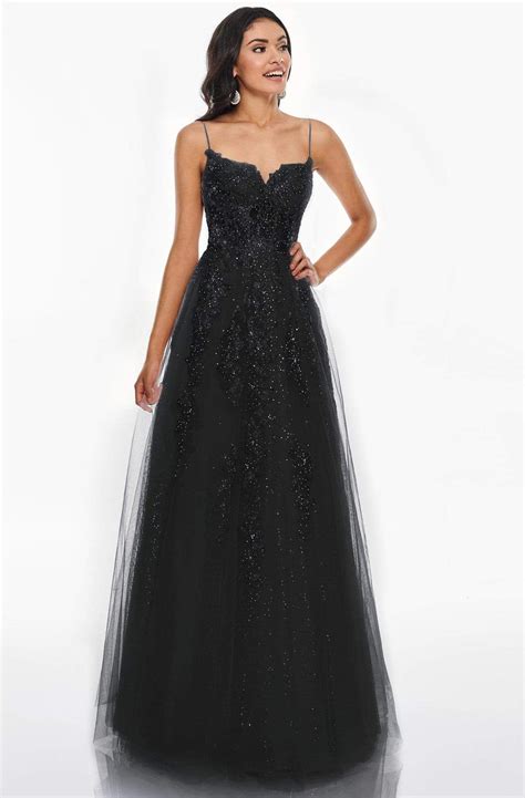 prom dresses black lace 10