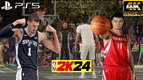 NBA 2K24 Victor Wembanyama Vs Yao Ming Full Game PS5 4K Ultra Next