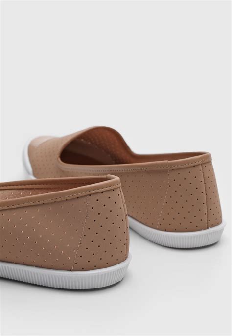 Slipper Moleca Perfuros Nude Compre Agora Dafiti Brasil