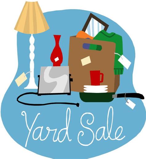 Yardsale Clip Art At Ganlayneblog Blog