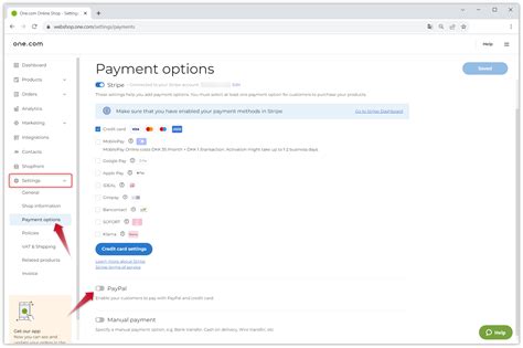 How do I enable PayPal in my Online Shop? – Support | one.com