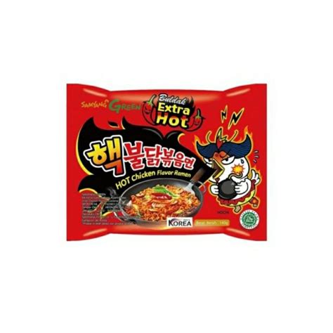 Jual Samyang Hot Chicken Flavor Ramen Buldak Extra Hot Gr Shopee Indonesia