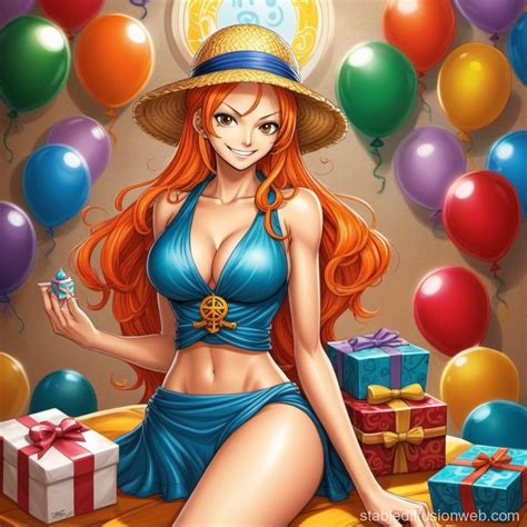Nami From One Piece With Big Boobs And Ass Prompts Stable Diffusion Online
