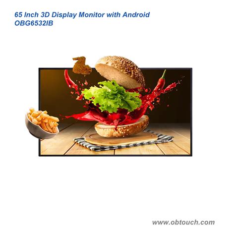 Inch D Display Monitor With Android System True Naked Eye Technology OBG IB Obeytouch