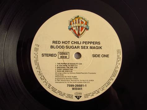 Red Hot Chili Peppers Blood Sugar Sex Magik Guitar Records