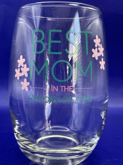 Best Mom Stemless Wine Glass Cupofmood