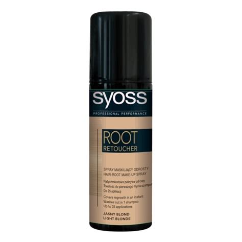 Syoss Root Retoucher Light Blonde Korektor Farby Na Odrasten Vlasy Svetloplav Ml Bugy Sk