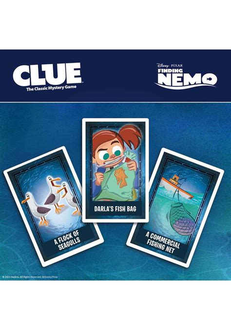 Clue Finding Nemo Game Board Games 22 Off