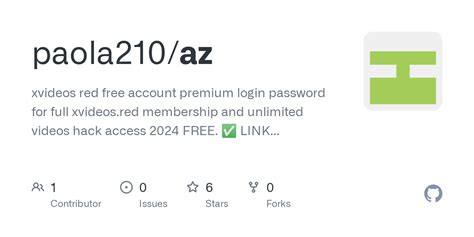 Github Paola Az Xvideos Red Free Account Premium Login Password For Full Xvideos Red