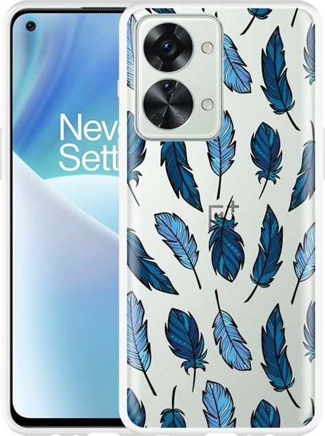 Cazy Hoesje Geschikt Voor OnePlus Nord 2T Feathers Bol