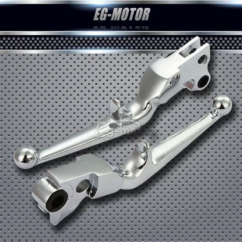 Purchase Chrome Brake Clutch Levers For Harley Softail Dyna Sportster