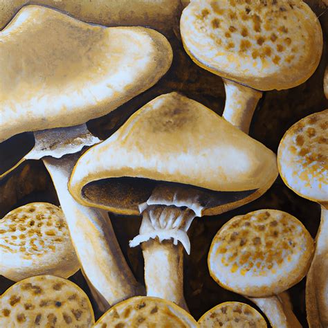 Hyper Realistic Mushroom Painting With Intricate Detail · Creative Fabrica