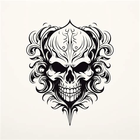 Premium Vector | Lateral skull best hand drawing pepperpot skull a ...