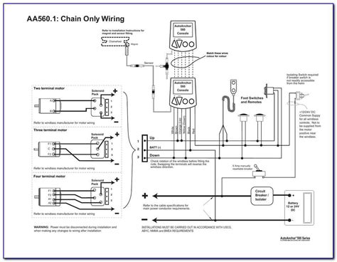 Understanding the Wiring of Lewmar Windlass