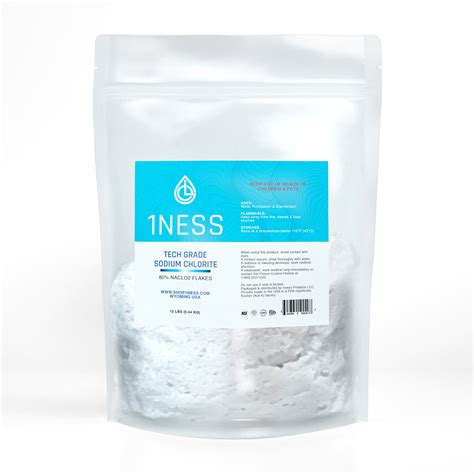 Sodium Chlorite 12lb Tech Grade Flakes Badlands Media Shop