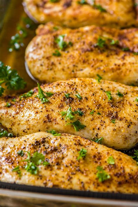 Perfectly Juicy Baked Chicken Breasts