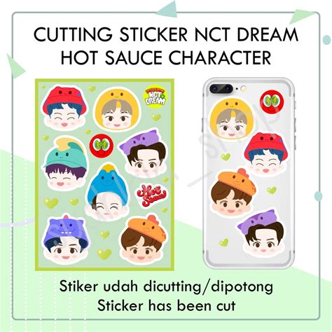 Jual Cutting Deco Stiker Nct Dream Hot Sauce Pinkfong Indonesia Shopee Indonesia