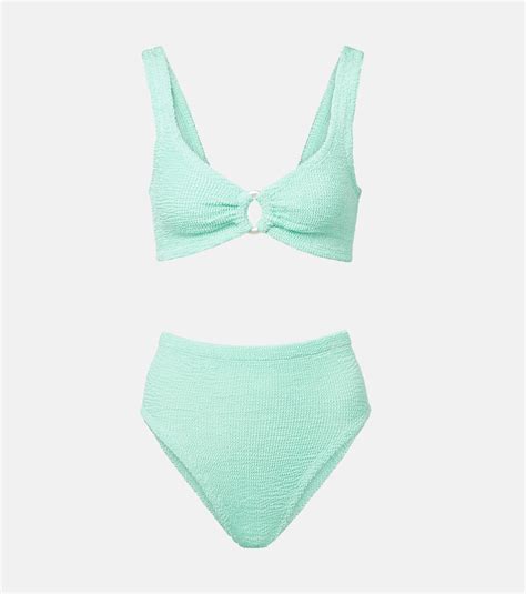 Nadine Bikini In Green Hunza G Mytheresa