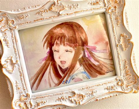 Tohru Cesta Frutas Watercolor Art Print Fanart Handpainted Etsy