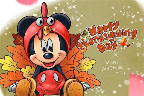 Thanksgiving Mickey Mouse PNG Turkey Sublimation Design - Etsy