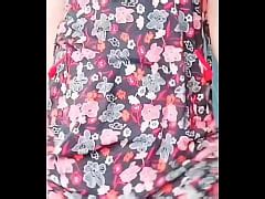 Pink Shirt Black Mini Skirt White Legs Sissy Crossdresser Shemale Big Butt Girl Gay Lady Boy