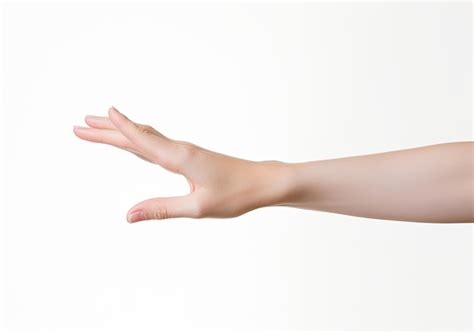 Premium AI Image A Woman S Hand Reaching Out Towards The Camera