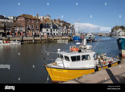 Weymouth Old Town And Harbour Weymouth Dorset England Uk Stock