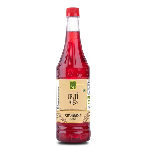 Cranberry Syrup 750ml Dhampur Green