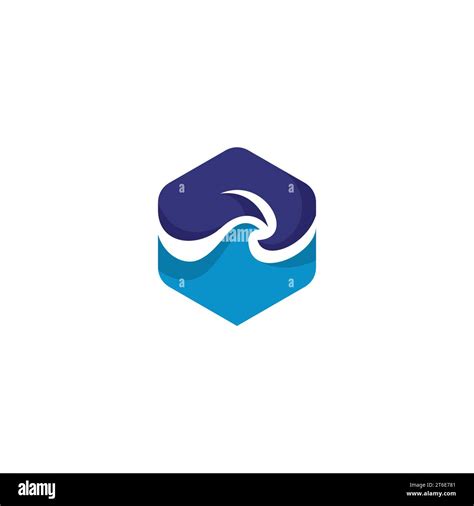 Mw Mountain Wave Logo Design Stock Vector Image And Art Alamy