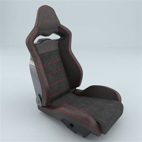 Racing Sport Seat Sparco Spx Special Edition 3d Model Cgtrader