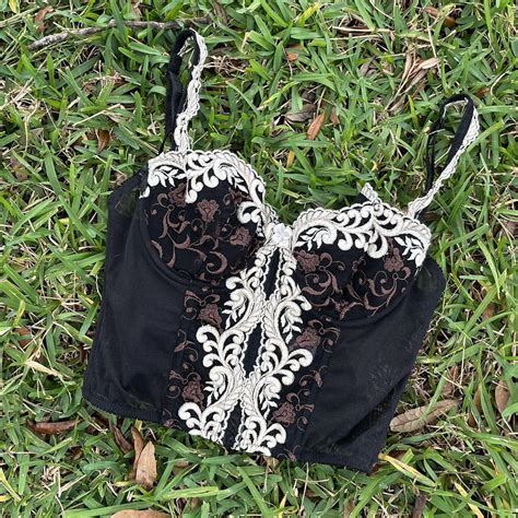 Vintage Felina Lingerie Corset Top Size C Fits Depop