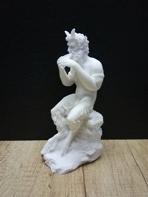 Satyr Sitting On A Rock Pan Faun In Cm Nude Male Etsy