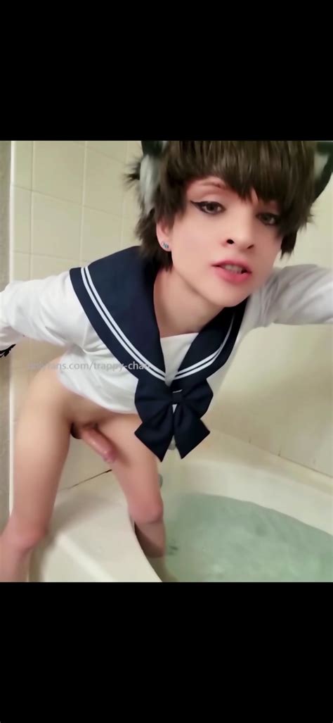 Femboy Riding Dildo