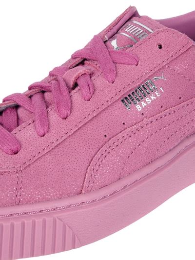 Puma Sneaker Basket Platform Reset Aus Veloursleder Pink Online Kaufen