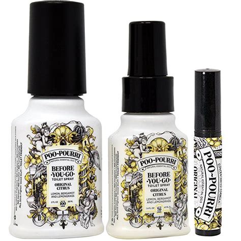 Poo Pourri Before You Go Toilet Spray Set Included Ounce Bottle