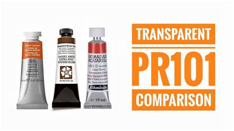 Transparent Pr Watercolor Comparison Daniel Smith Winsor