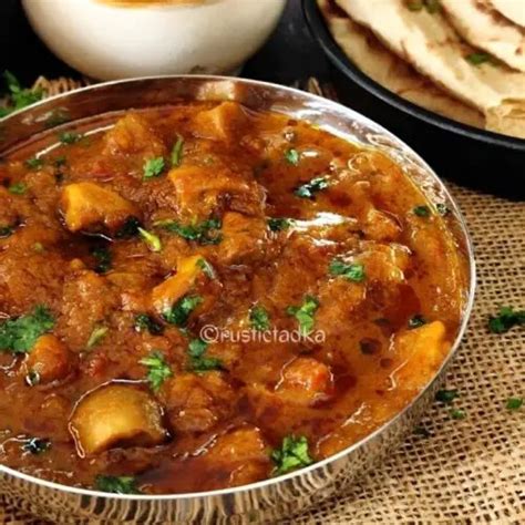 Mushroom Masala Curry - Rustic Tadka