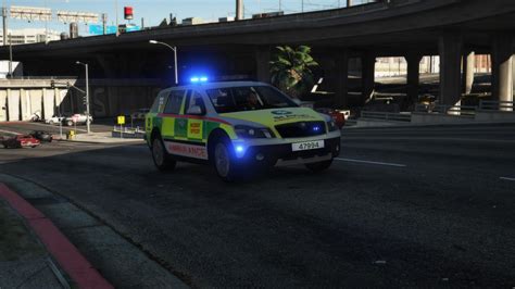 Skoda Octavia Scout Guernsey Ambulance Paintjob Gta5