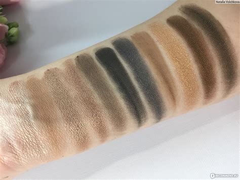 Палетка теней для век Eveline All in one NUDE Моя вторая палетка из этой серии Фото Свотчи