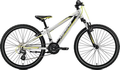 Велосипед Merida MATTS J24 matt silver green-black Серебристый ...