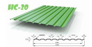 Фасадные системы - профлист НС 20