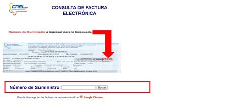 Consulta pago y duplicado de planilla CNEL en línea