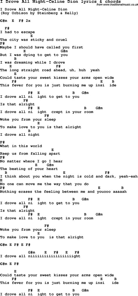 Celine Dion Every Night In My Dreams Lyrics 11