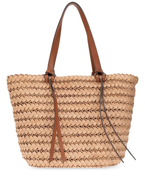 Ulla Johnson Large Imani Tote Bag In Nude ModeSens