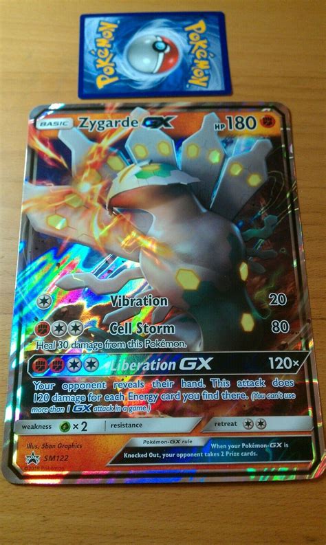 Mavin NM JUMBO Pokemon ZYGARDE GX Card BLACK STAR PROMO SM122