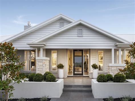 Image Result For Hamptons Single Story Facade Home Bu