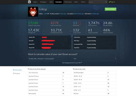 how to see steam account value