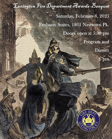 Lexington Fire Department - Save the Date - February 8th, 2025 Please
